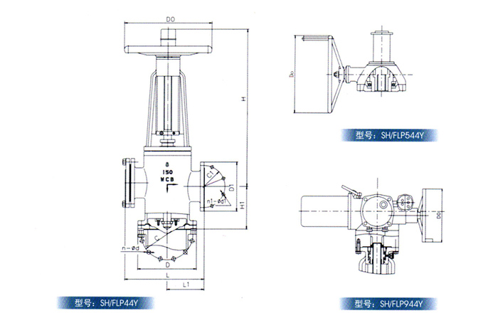 角式放料閥產品結構圖 角式放料閥產品結構圖